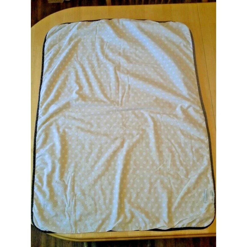 Lambs & Ivy Blue Elephant Giraffe Safari Boys Baby Blanket Polka Dots Minkey‎